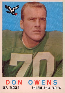 1959 Topps Don Owens #47 Football Card