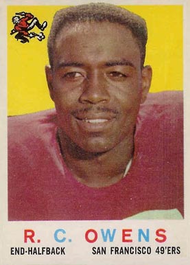 1959 Topps R.C. Owens #33 Football Card