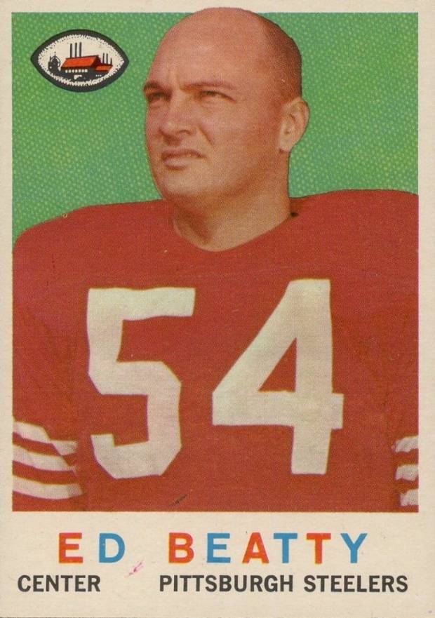 1959 Topps Ed Beatty #48 Football Card