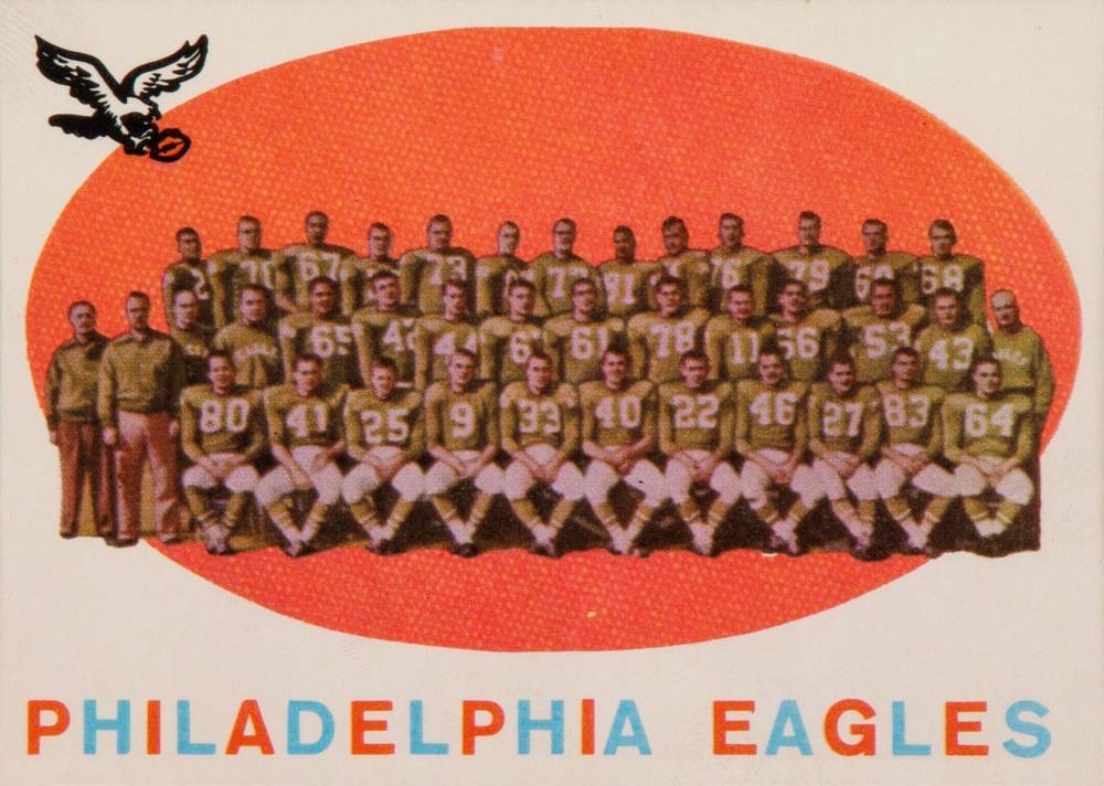 1959 Topps Philadelphia Eagles Team #31 Football Card