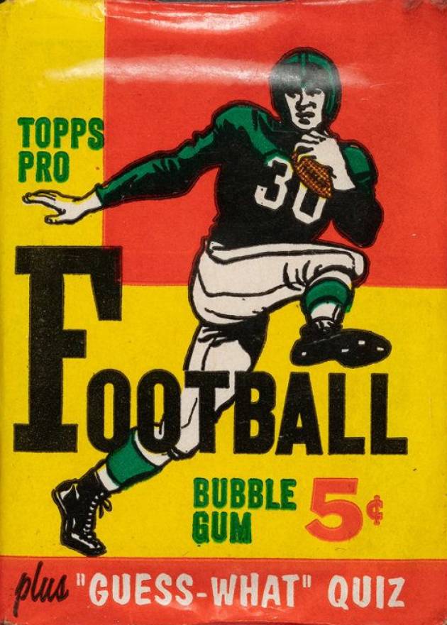 1959 Topps Wax Pack #WP Football Card