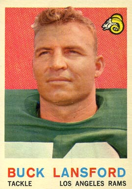 1959 Topps Buck Lansford #152 Football Card