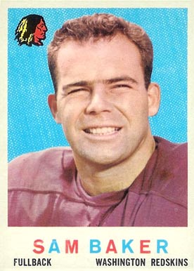 1959 Topps Sam Baker #175 Football Card