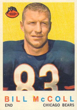 1959 Topps Bill McColl #151 Football Card
