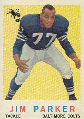 1959 Topps Jim Parker #132 Football Card