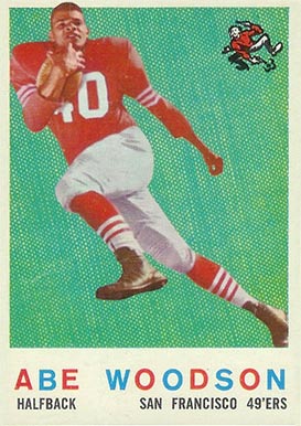 1959 Topps Abe Woodson #102 Football Card