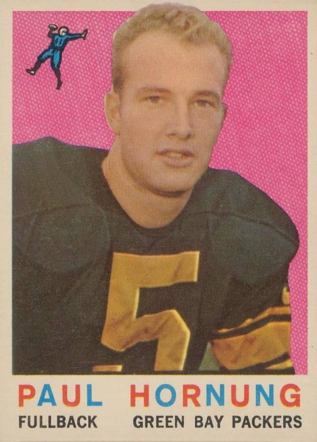 1959 Topps Paul Hornung #82 Football Card