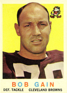 1959 Topps Bob Gain #77 Football Card