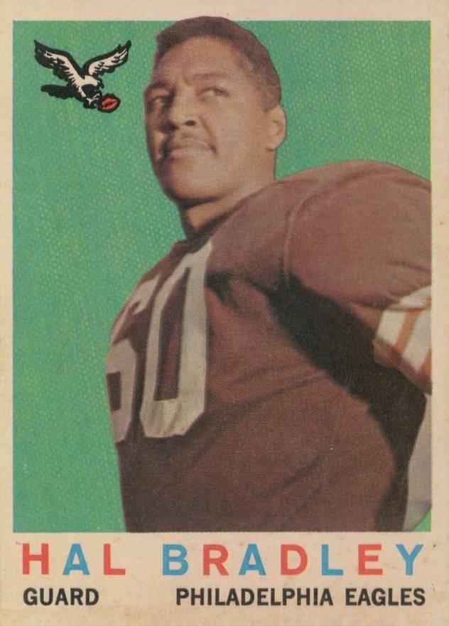 1959 Topps Hal Bradley #63 Football Card