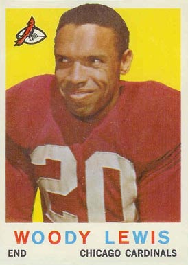 1959 Topps Woody Lewis #45 Football Card