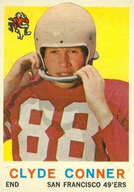 1959 Topps Clyde Conner #27 Football Card