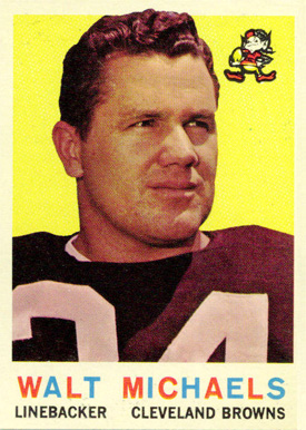 1959 Topps Walt Michaels #26 Football Card