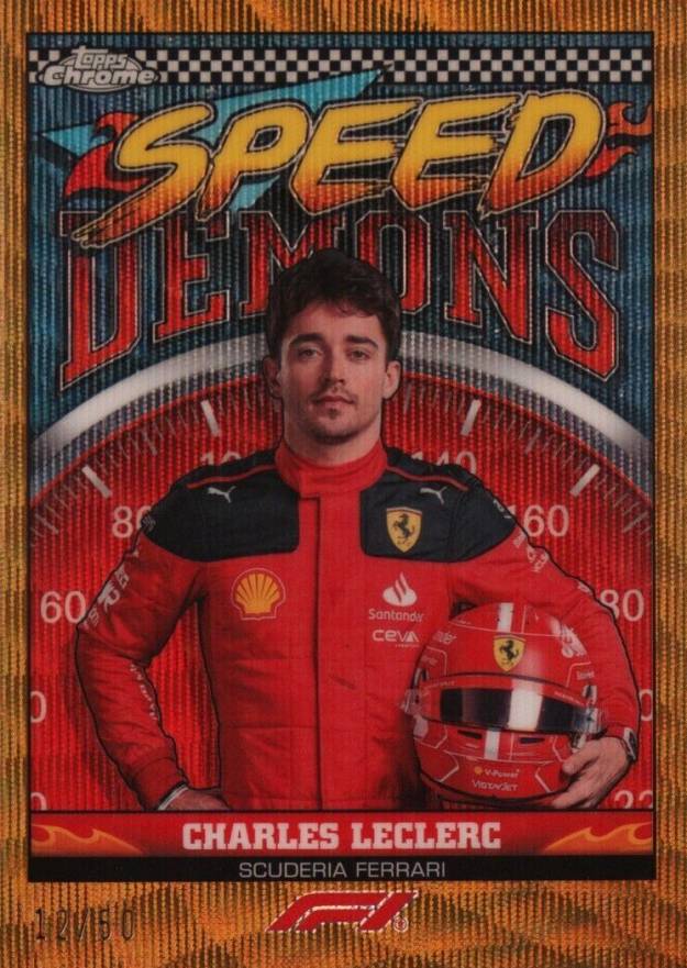 2023 Topps Chrome Formula 1 Speed Demons Charles Leclerc #SDCL Other Sports Card