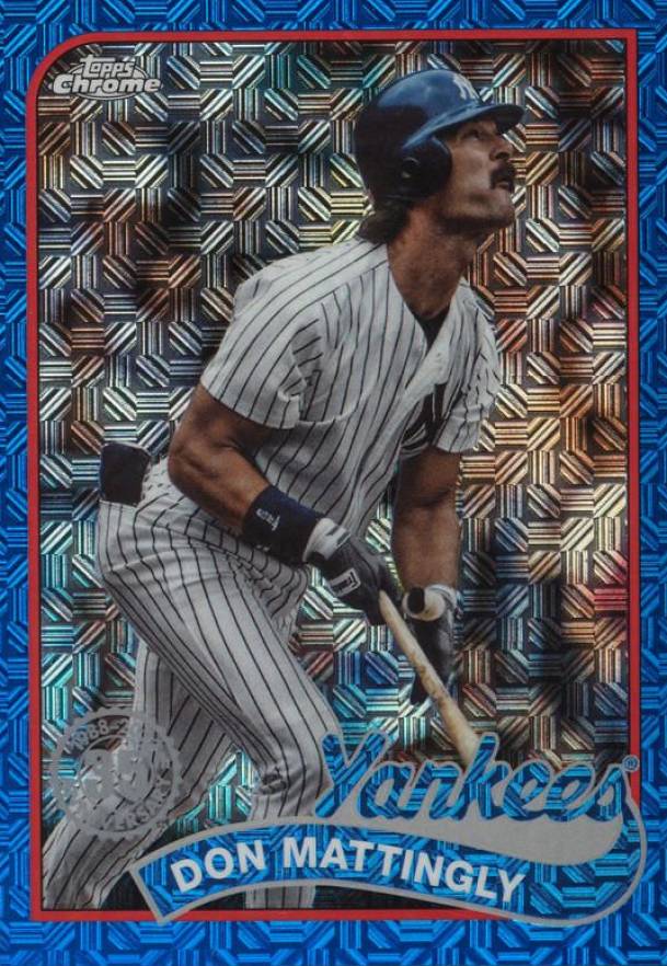 2024 Topps Silver Pack 1989 Chrome Promo Don Mattingly #T89C7 Baseball Card
