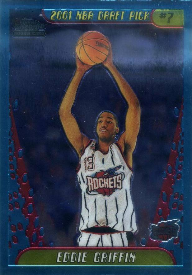 2001 Topps Chrome Eddie Griffin #135 Basketball Card