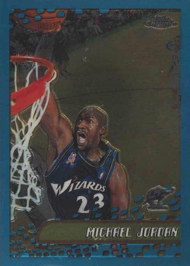 2001 Topps Chrome Michael Jordan #95 Basketball Card