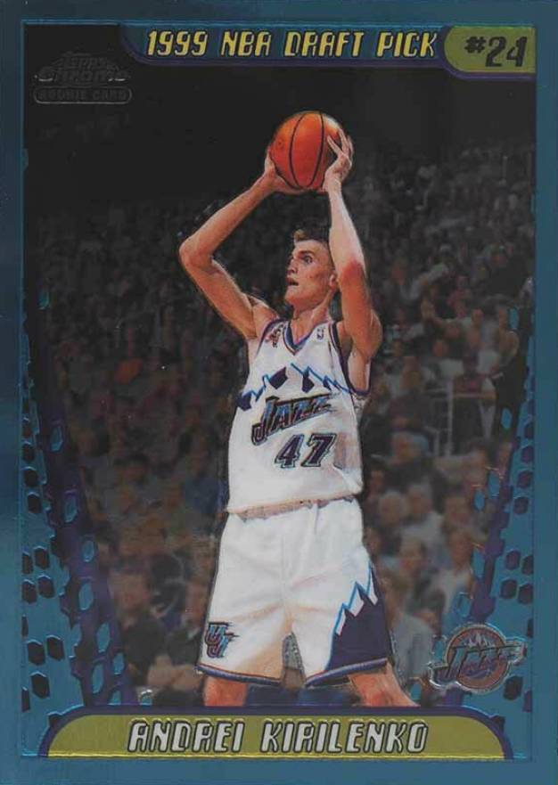 2001 Topps Chrome Andrei Kirilenko #161 Basketball Card