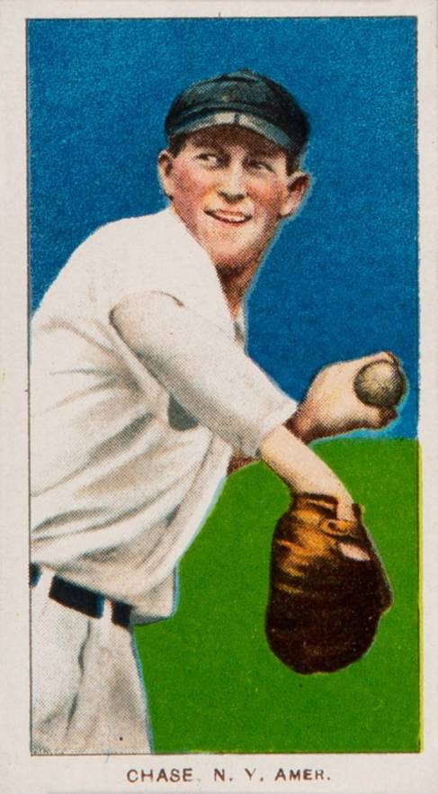 1909 White Borders Piedmont Factory 42 Chase, N.Y. Amer. #85 Baseball Card