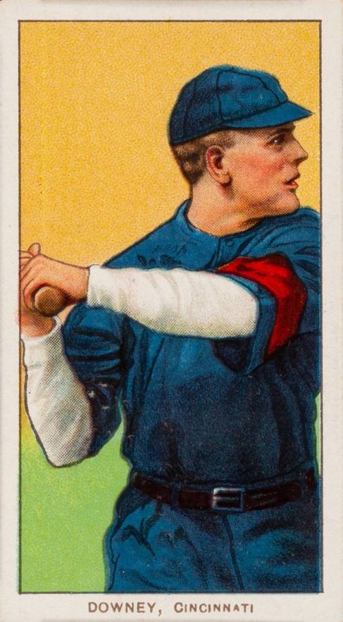 1909 White Borders Piedmont Factory 42 Downey, Cincinnati #144 Baseball Card