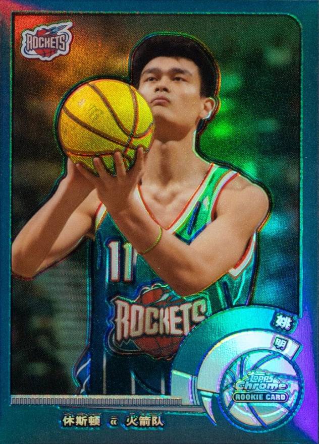 2002 Topps Chrome Yao Ming #146 Basketball Card