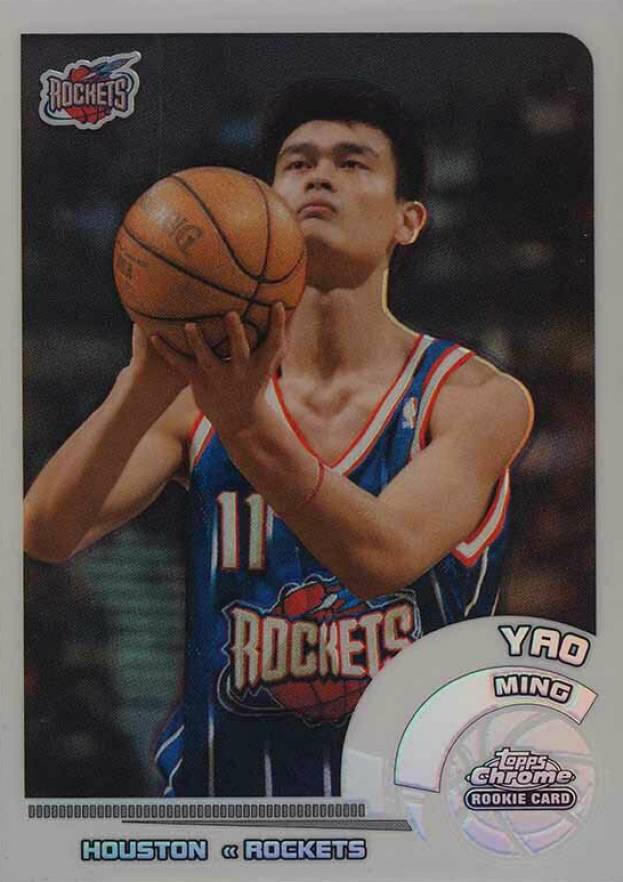 2002 Topps Chrome Yao Ming #146 Basketball Card