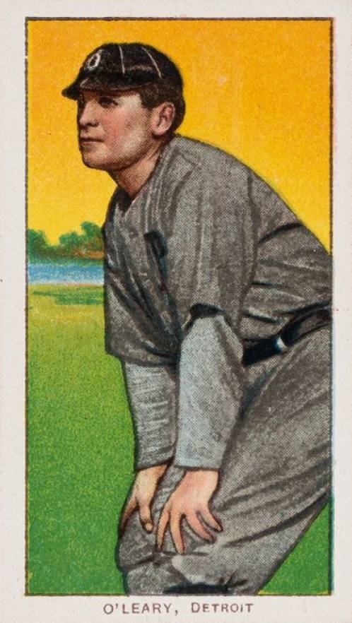 1909 White Borders Piedmont Factory 42 O'Leary, Detroit #368 Baseball Card