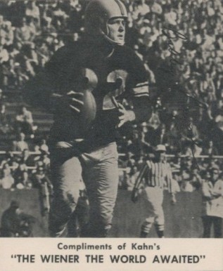 1960 Kahn's Wieners Bobby Layne # Football Card