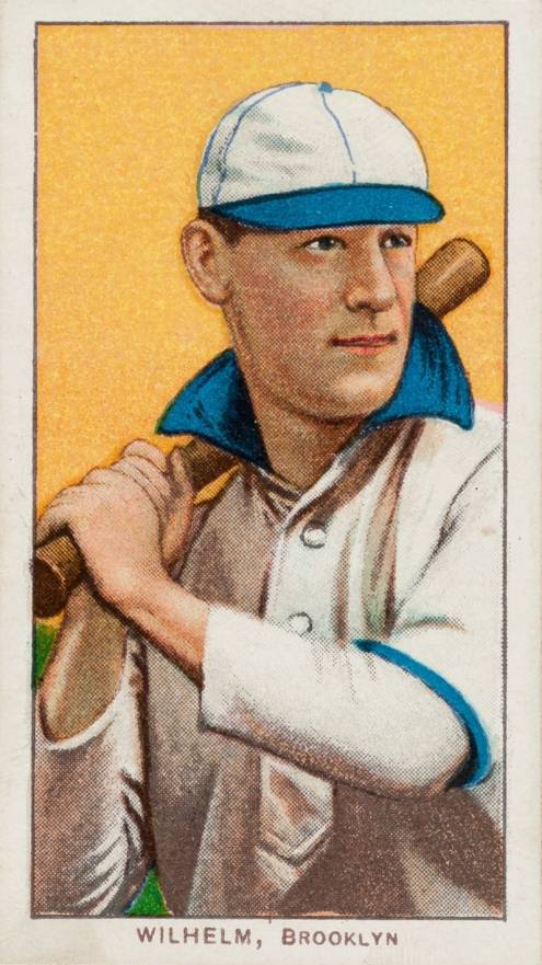 1909 White Borders Piedmont Factory 42 Wilhelm, Brooklyn #509 Baseball Card