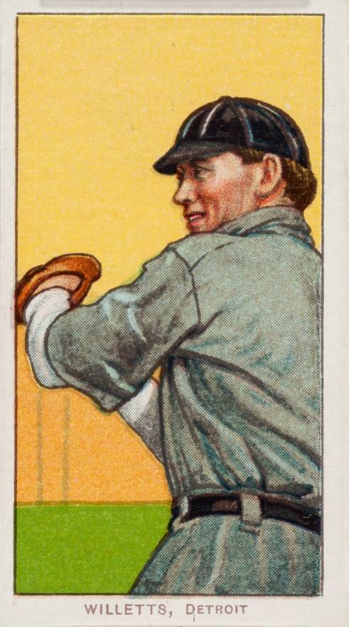 1909 White Borders Piedmont Factory 42 Willetts, Detroit #511 Baseball Card