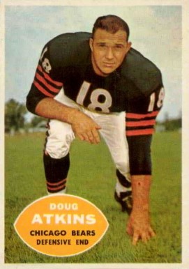 1960 Topps Doug Atkins #20 Football Card