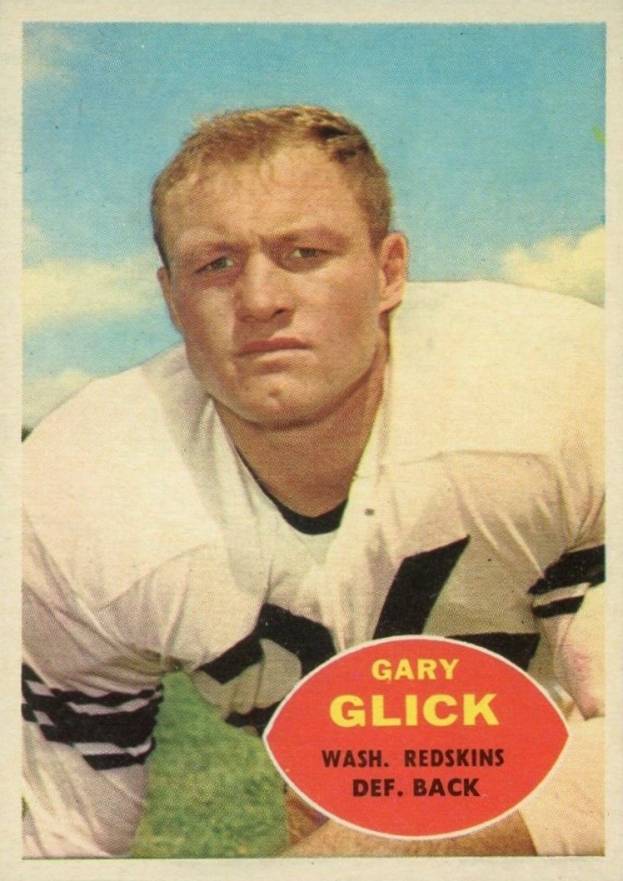 1960 Topps Gary Glick #130 Football Card