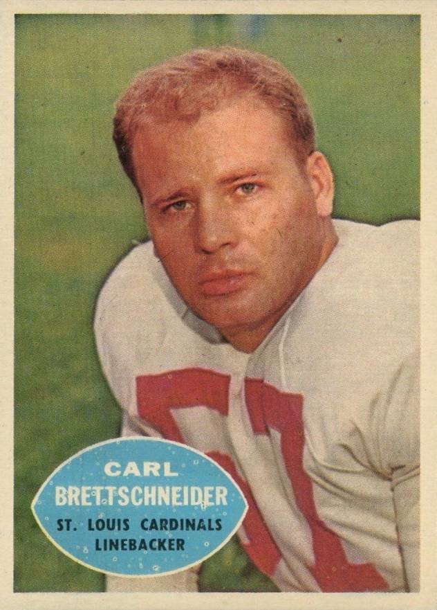 1960 Topps Carl Brettschneider #109 Football Card