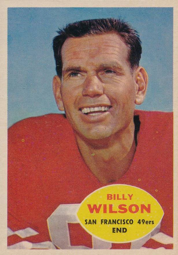 1960 Topps Bill Wilson #117 Football Card