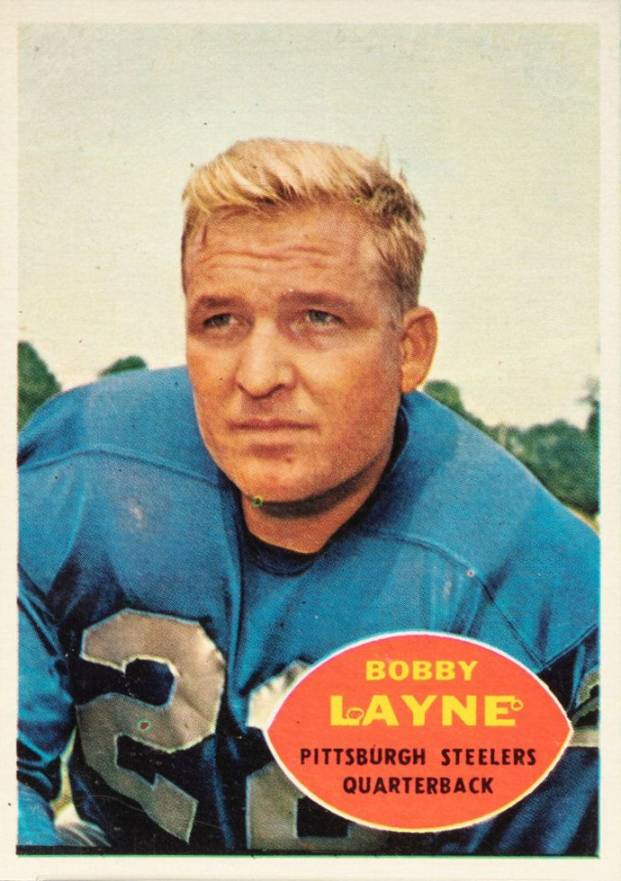 1960 Topps Bobby Layne #93 Football Card