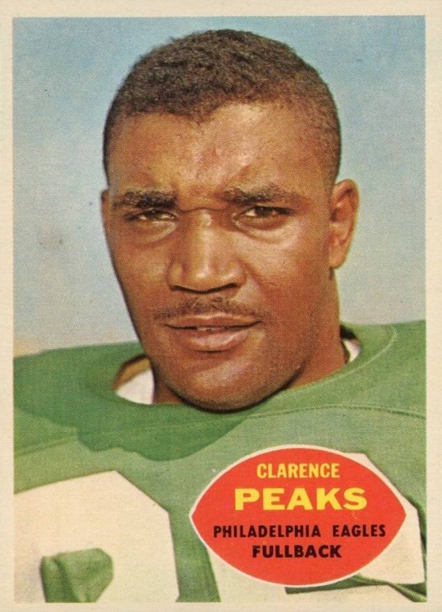 1960 Topps Clarence Peaks #83 Football Card