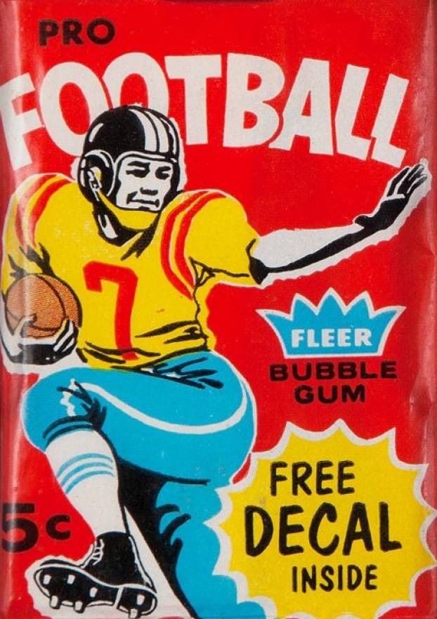 1960 Topps Wax Pack #WP Football Card