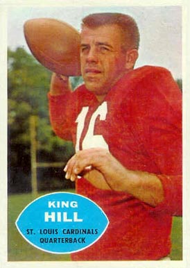 1960 Topps King Hill #103 Football Card