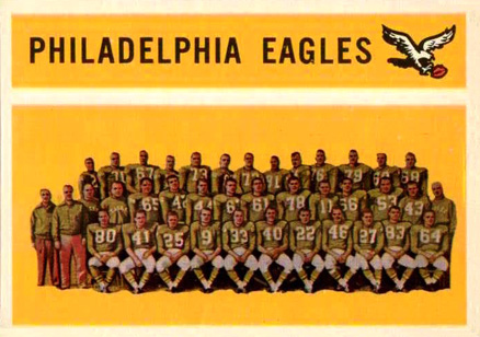 1960 Topps Philadelphia Eagles Team #92 Football Card