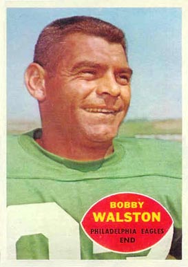 1960 Topps Bobby Walston #86 Football Card