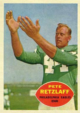 1960 Topps Pete Retzlaff #85 Football Card
