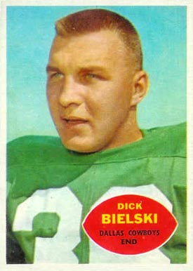 1960 Topps Dick Bielski #36 Football Card