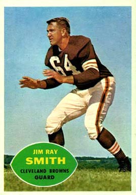 1960 Topps Jim Ray Smith #28 Football Card