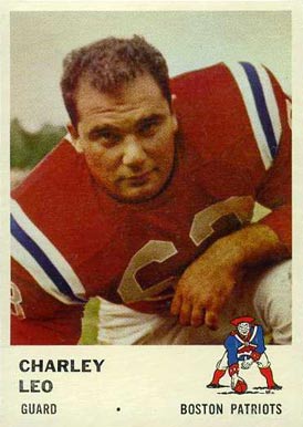 1961 Fleer Charley Leo #181 Football Card