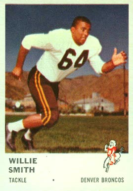 1961 Fleer Willie Smith #149 Football Card