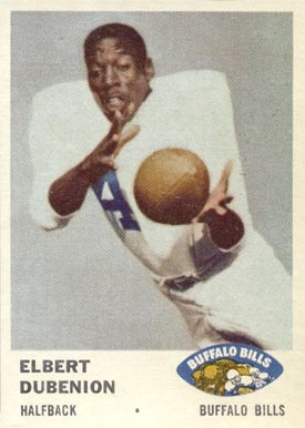 1961 Fleer Elbert Dubenion #136 Football Card