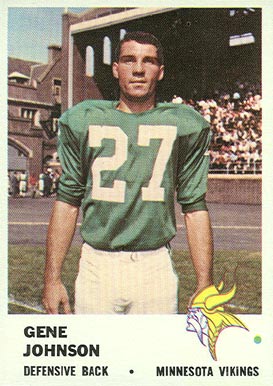 1961 Fleer Gene Johnson #131 Football Card