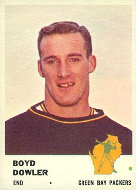 1961 Fleer Boyd Dowler #92 Football Card