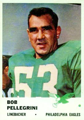1961 Fleer Bob Pelligrini #57 Football Card