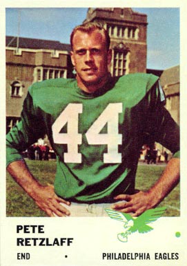 1961 Fleer Pete Retzlaff #53 Football Card