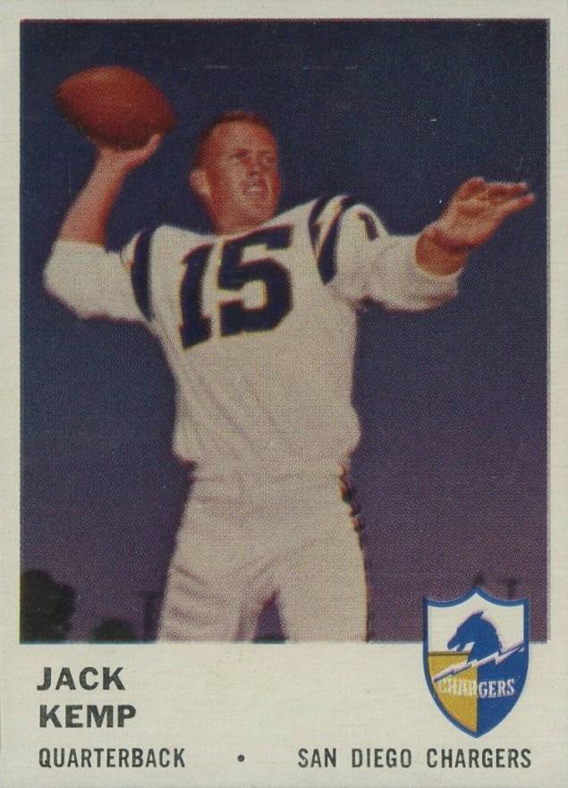 1961 Fleer Jack Kemp #155 Football Card